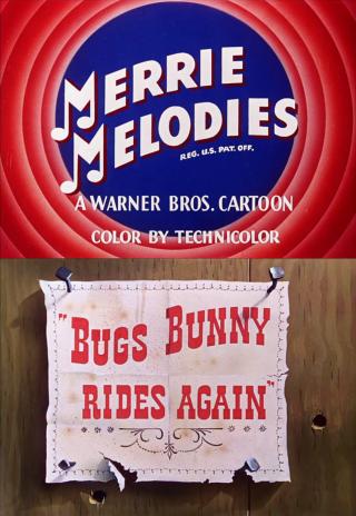 Poster Bugs Bunny Rides Again