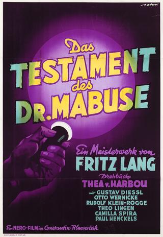 Poster The Testament of Dr. Mabuse