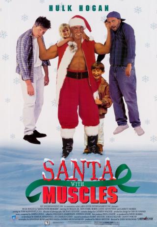 Poster Santa with Muscles