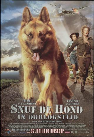 Poster Snuf de hond in oorlogstijd