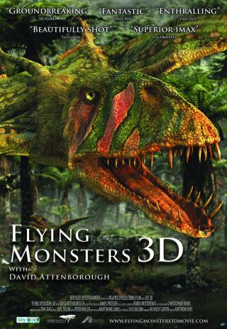 Poster Flying Monsters 3D with David Attenborough