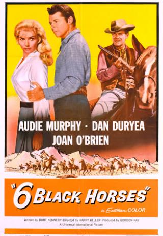 Poster Six Black Horses