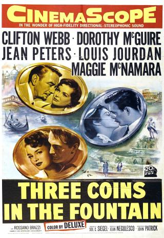 Poster Three Coins in the Fountain