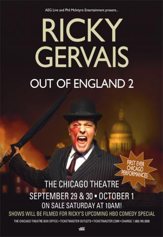 Poster Ricky Gervais: Out of England 2 - The Stand-Up Special