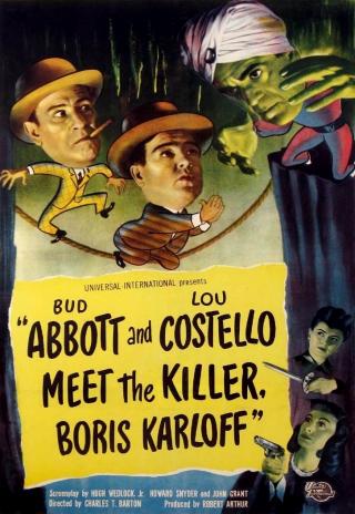 Poster Abbott and Costello Meet the Killer, Boris Karloff