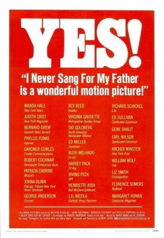 Poster I Never Sang for My Father