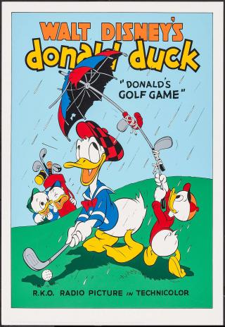 Poster Donald's Golf Game