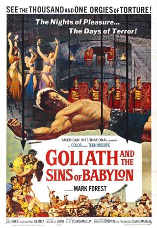 Poster Goliath and the Sins of Babylon