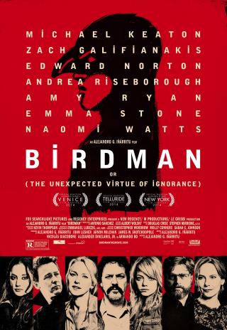 Poster Birdman or (The Unexpected Virtue of Ignorance)