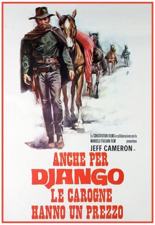 Poster Anche per Django le carogne hanno un prezzo