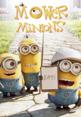 Poster Mower Minions