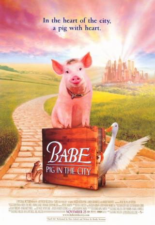 Poster Babe: Pig in the City