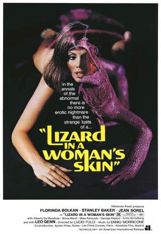 Poster Una lucertola con la pelle di donna