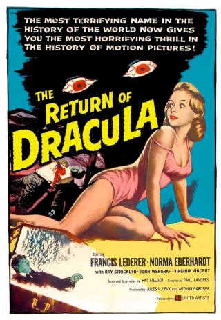 Poster The Return of Dracula