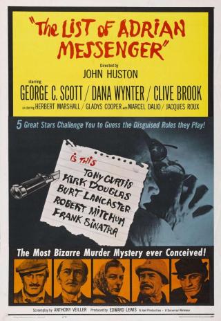 Poster The List of Adrian Messenger