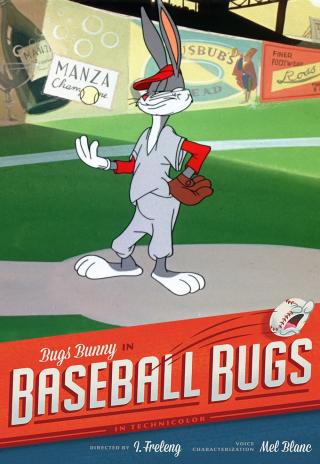 Poster Baseball Bugs