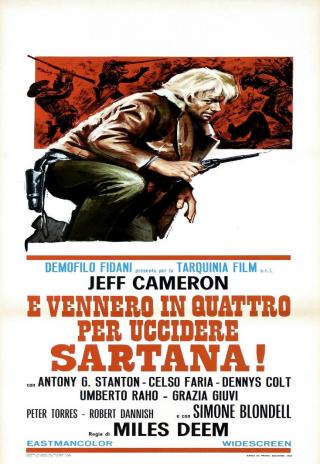 Poster Four Came to Kill Sartana