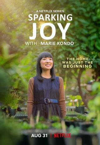 Poster Sparking Joy with Marie Kondo
