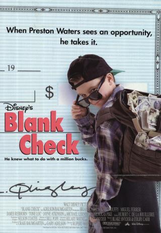 Poster Blank Check
