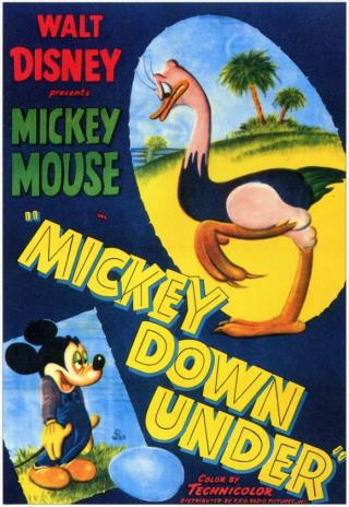 Poster Mickey Down Under