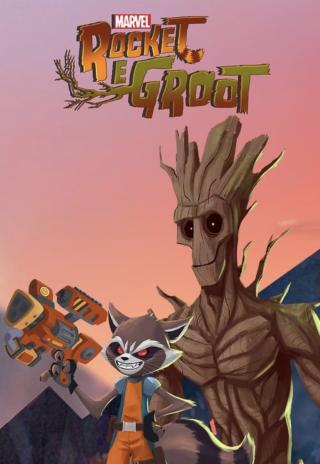 Poster Rocket & Groot
