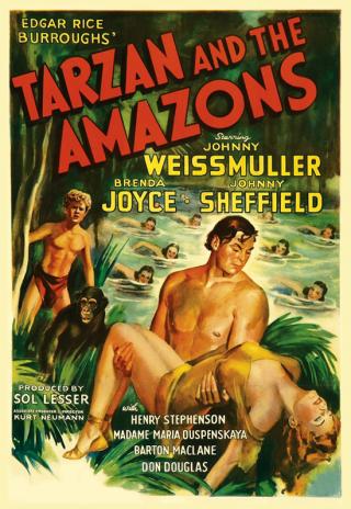 Poster Tarzan and the Amazons