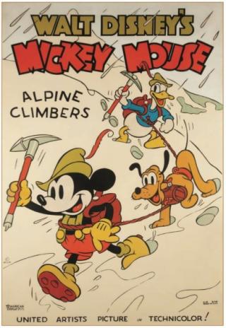 Poster Alpine Climbers