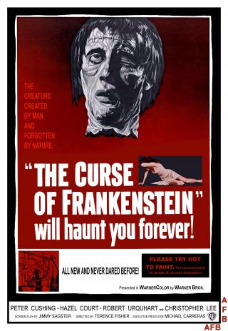 Poster The Curse of Frankenstein