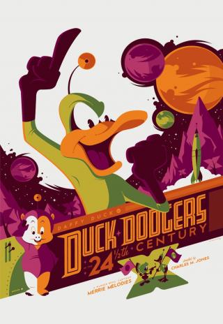 Poster Duck Dodgers in the 24½th Century