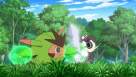 Cadru din Pokémon Journeys episodul 2 sezonul 19 - Love Strikes! Eevee, Yikes!