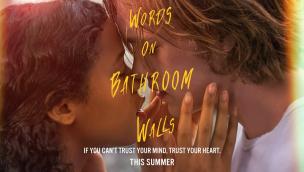 Trailer Words on Bathroom Walls